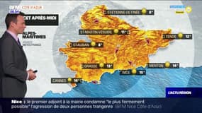 Météo Côte d’Azur: un ciel dégagé avec un peu de vent, jusqu'à 15 degrés à Nice