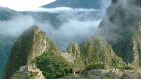 Photo prise le 9 avril 2005 du Machu Picchu, au Pérou