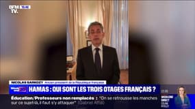 Otages: 100 jours après l'attaque du Hamas, Nicolas Sarkozy "envoie toutes ses pensées" aux familles des otages