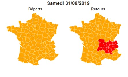 La circulation ce samedi La circulation ce samedi