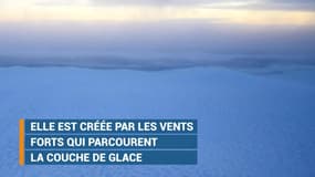 Une "peau de dragon" observée en Antarctique