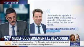 Medef-gouvernement, le désaccord 