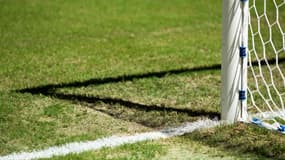 Illustration pelouse terrain de football