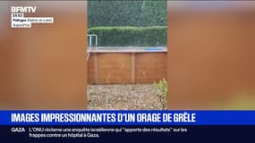 28 départements en vigilance orange orage après des chutes de grêles
