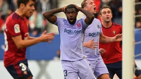 Samuel Umtiti face à Osasuna