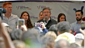 Jean-Luc Mélenchon à la braderie de Lille le 3 septembre 2022.