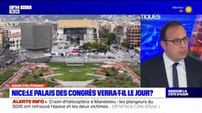 Azur Politiques: le futur palais des Congrès "sera réalisé dans les temps" assure Anthony Borré