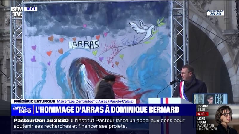 Retour dur l'hommage à Dominique Bernard à Arras