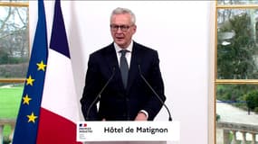 Le ministre de l'Économie et des Finances Bruno Le Maire, à Matignon, à Paris, le 21 février 2024.