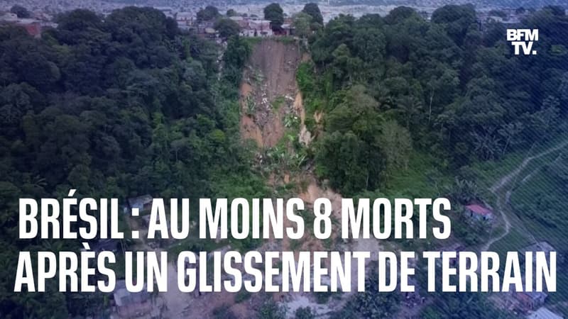 Brésil: un glissement de terrain à Manau fait au moins 8 morts