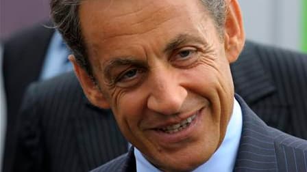 L'arrêt de la filière nucléaire par l'Allemagne est un facteur positif pour la compétitivité de l'économie française, qui pourra compter sur une énergie moins chère, a estimé mardi Nicolas Sarkozy. /Photo prise le 7 juin 2011/REUTERS/Philippe Wojazer
