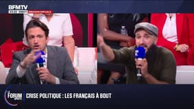 FORUM BFMTV - "J'ai voté Jean-Luc Mélenchon en 2022, et je le regrette presque": échange tendu entre Gabriel, professeur et Kévin, gardien d'immeuble