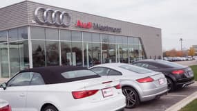 Un garage Audi, à Westmont (Etats-Unis) le 5 novembre 2015