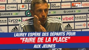 Mercato / Paris FC : Laurey espère des départs pour "faire de la place aux jeunes" 