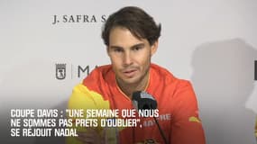 Coupe Davis : "Une semaine que nous ne sommes pas prêts d’oublier", se réjouit Nadal
