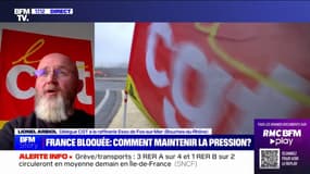 Après l'arrêt de la sortie du carburant de la raffinerie de Fos-sur-Mer, Lionel Arbiol (CGT) annonce un risque de "pénuries partielles"