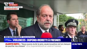 Éric Dupond-Moretti: "Certains irresponsables qui tendent à discréditer la police et la justice ont une responsabilité morale dans ce qui arrive aujourd'hui" 