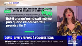 Quand le couvre-feu prendra-t-il fin? - BFMTV répond à vos questions