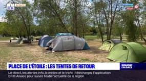 Strasbourg: les tentes de retour sur la Place de l'Étoile
