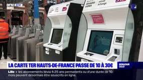 Dernier jour de réduction pour la carte TER Hauts-de-France