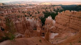 Une vue de Bryce Canyon, dans l'Utah, aux Etats-Unis, le 12 août 2016