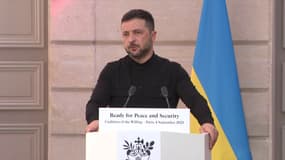 Volodymyr Zelensky à Paris ce jeudi 4 septembre.