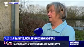 Face au niveau d'eau à Saintes, des habitants voient les fêtes de Noël gâchées