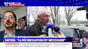 "François Bayrou est un Premier ministre éphémère, là pour assurer l'intérim avant la prochaine censure", dénonce Aurélien Le Coq (LFI)