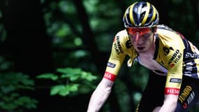 Nathan Van Hooydonck lors du Critérium du Dauphiné, le 10/06/2023