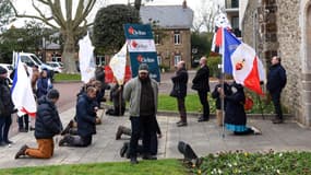 Des militants de Civitas à Saint-Brévin-les-Pins