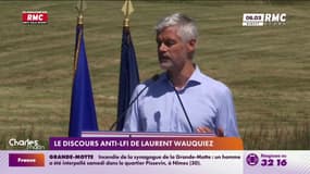 Le discours anti-LFI de Laurent Wauquiez