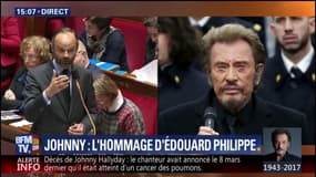 "Il a su séduire, durer, se renouveler. Il avait une place particulière" Philippe rend hommage à Hallyday 