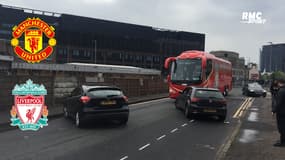 Manchester United - Liverpool : Le bus des Reds bloqué par des supporters mancuniens