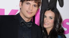 Ashton Kutcher et Demi Moore en 2010