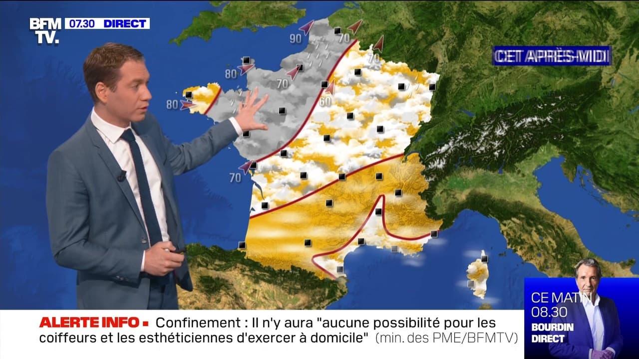 La météo pour ce lundi 2 novembre 2020