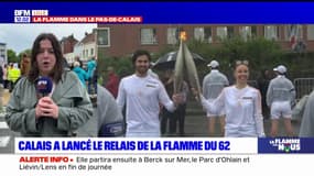 Calais a lancé le relais de la flamme olympique dans le Pas-de-Calais