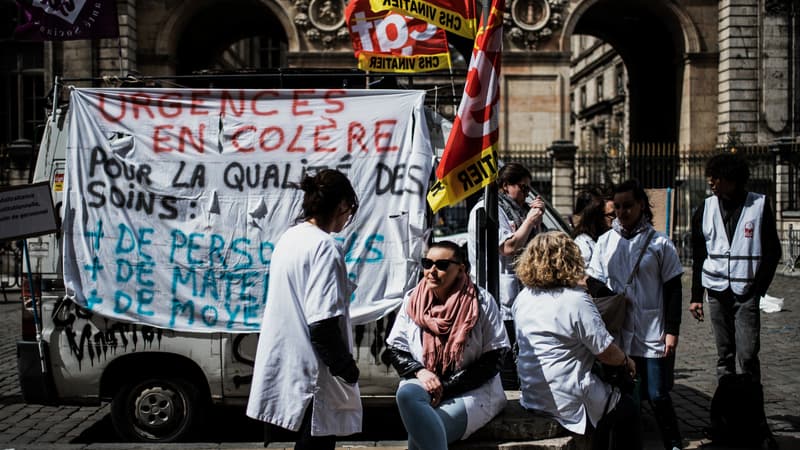 Les personnels hospitaliers sont appelés à manifester à Paris le 15 mai. (image d'illustration)