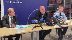 Nicolas Bessone, le procureur de la République de Marseille, lors d'une conférence de presse ce samedi 7 décembre 2024.