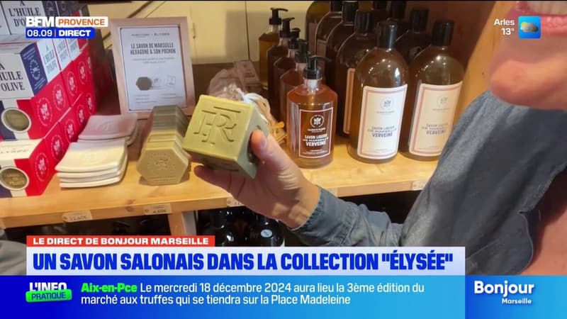 Salon-de-Provence: une savonnerie voit ses productions vendues sur le site de l'Elysée 