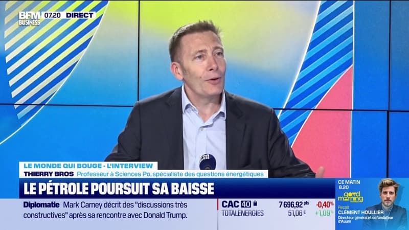 Le pétrole poursuit sa baisse