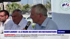 Saint-Laurent-du-Var: Bruno Le Maire tente de rassurer les restaurateurs