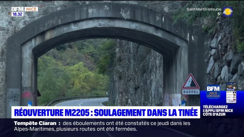 Alpes-Maritimes: la RM 2205 entre Saint-Sauveur-sur-Tinée et Isola a rouvert ce vendredi, après l'éboulement