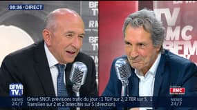 Gérard Collomb face à Jean-Jacques Bourdin en direct