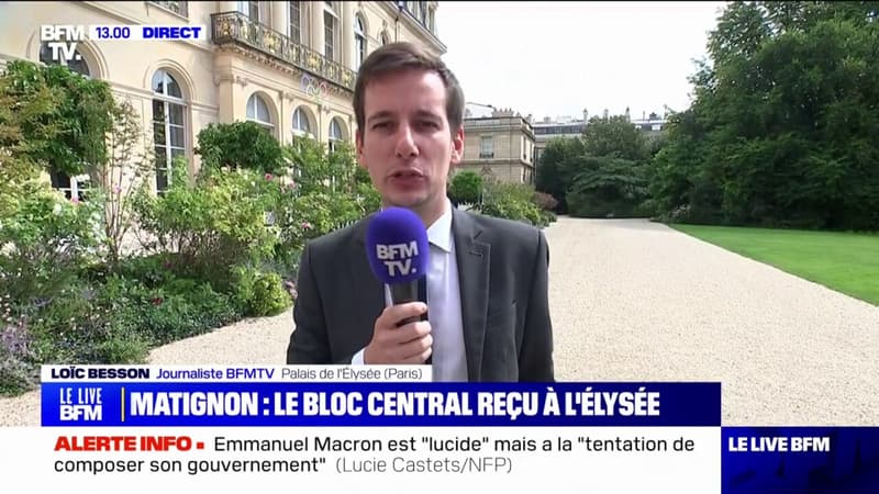 Consultations à l'Élysée: le bloc central reçu à son tour par Emmanuel Macron ce vendredi après-midi