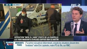 Porte de la Chapelle: "il y avait une urgence évidente à évacuer"