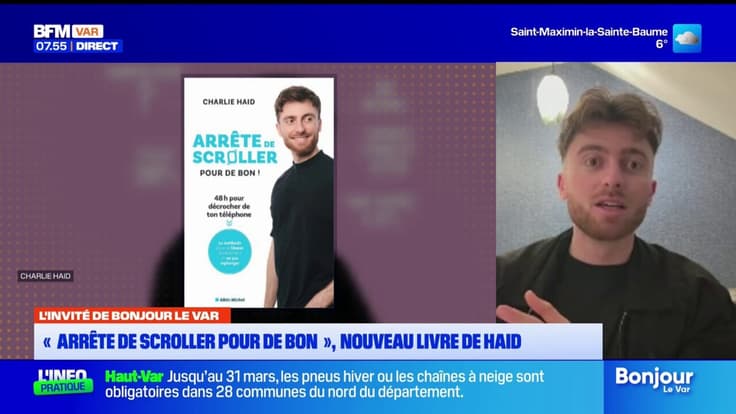"Arrête de scroller pour de bon", nouveau livre de Charlie Haid