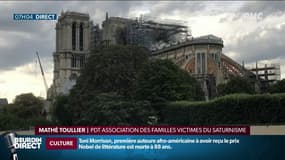 Pollution au plomb autour de Notre-Dame: "Il y aurait dû avoir une information beaucoup plus précise" regrette Mathé Toullier, présidente de l'Association des Familles Victimes du Saturnisme