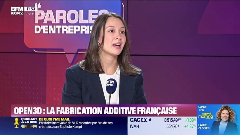 Audrey Caille (Open3D) : La fabrication additive française - 21/02