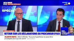 Mort d'Émile: retour sur les déclarations du procureur d'Aix-en-Provence