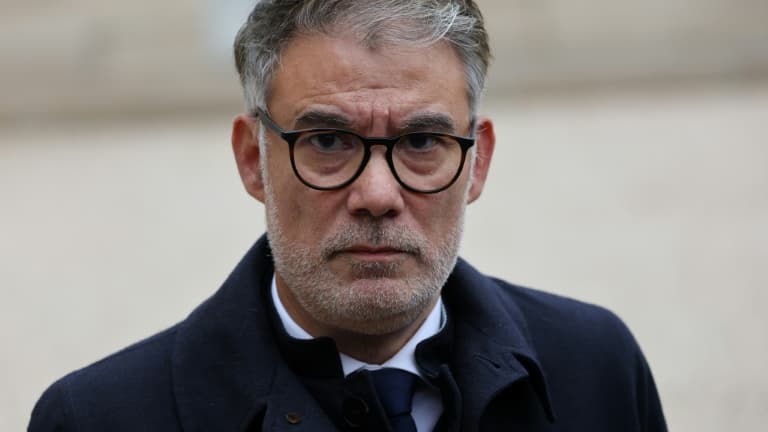 Le premier secrétaire du Parti socialiste Olivier Faure, le 10 octobre 2025 à l'Elysée, à Paris